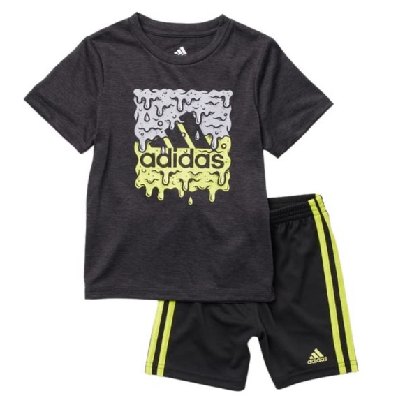 adidas Other - Adidas active performance shorts tee set 6205